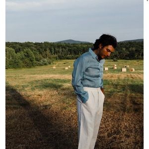 Rudy Jude Flax Trouser Natural